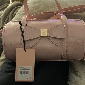 Juicy Couture Blush Pink Mini Barrel Bag